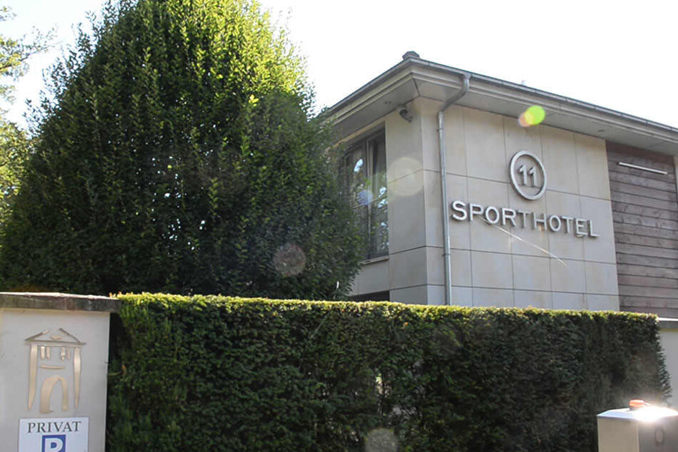 In diesem Gebäude kommen die Spieler unter.