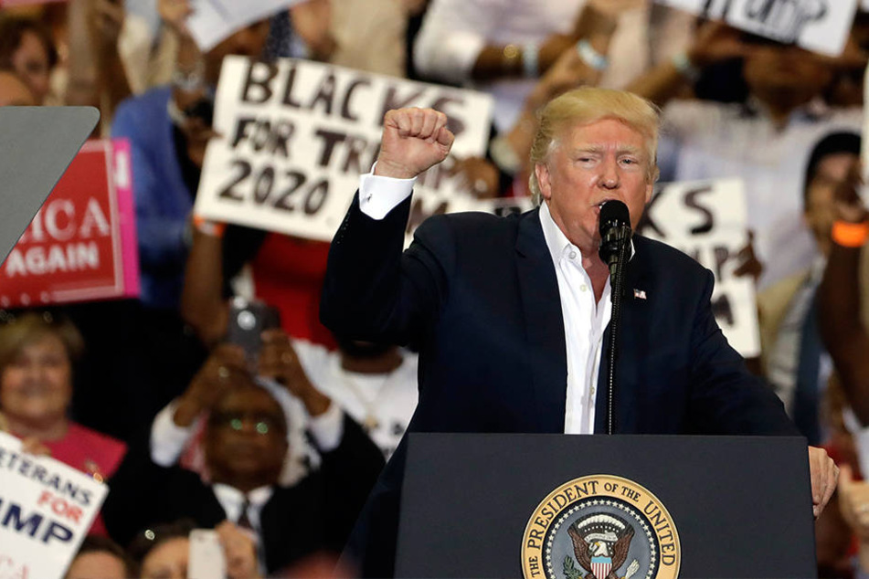 Donald Trump bei seiner Rede in Florida.