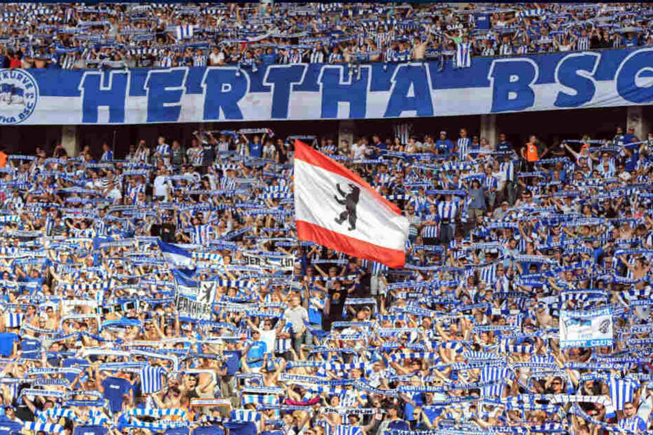 Hertha-Fans in der Ostkurve.
