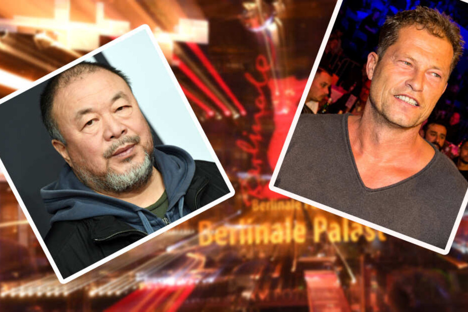 Ai Weiwei und Till Schweiger drehten zusammen eine Episode für den Film "Berlin, I love you". (Bildcollage)