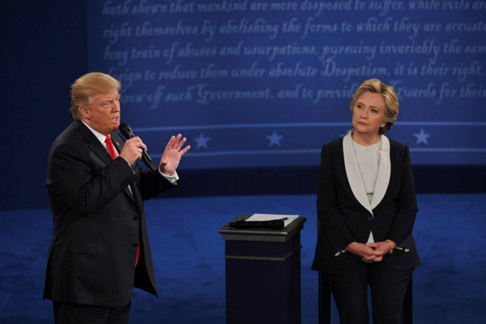 Trump redete sich zu Anfang der 90-minütigen Debatte mehrmals in Rage.