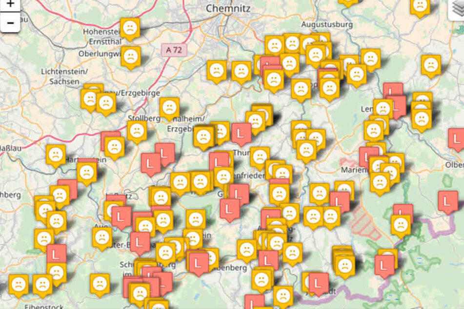Bislang wurden rund 220 Funklöcher in der Region gemeldet.