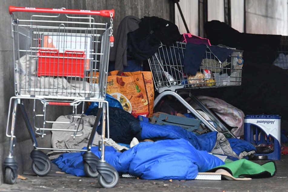 Im Tiergarten haben sich viele Obdachlose aus Osteuropa niedergelassen.
