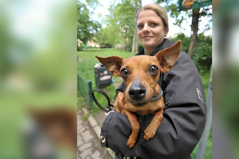 Susanne Schaper (39, Linke) kann sich die Hundesteuer leisten, wünscht sich aber mehr Hundewiesen und -toiletten.