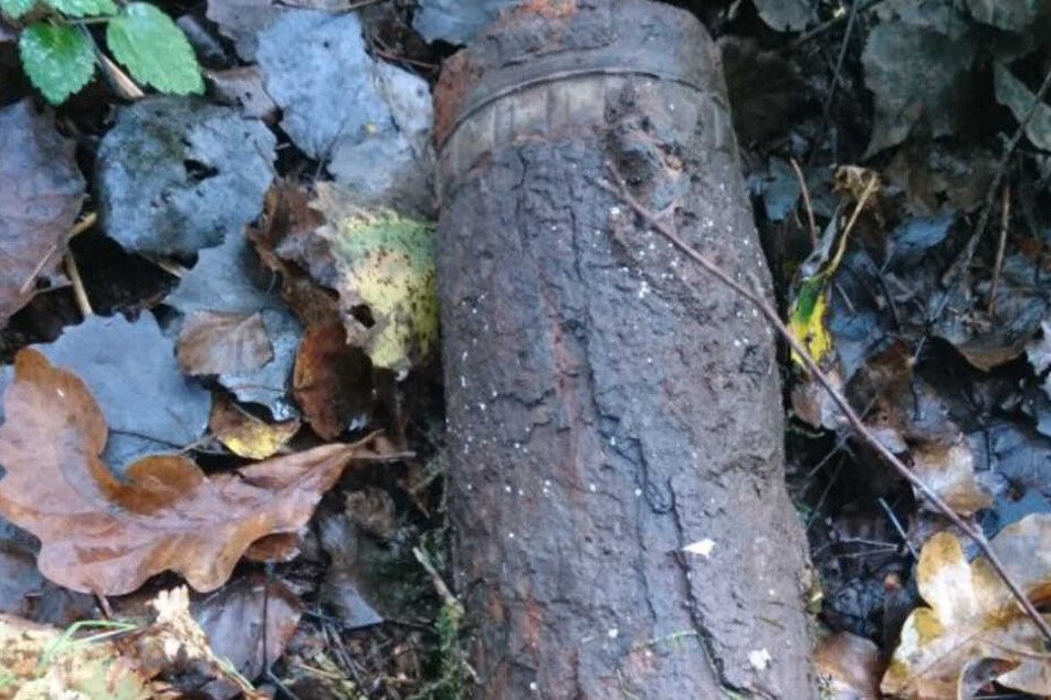 Diese sehr kompliziert zu entschärfende Granate fand ein Sammler auf der Suche nach Pilzen in einem Wald.