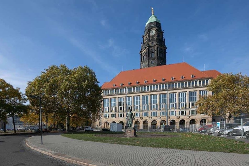 Das Rathaus und die Ämter der Stadt Dresden sind nur eingeschränkt arbeitsfähig.