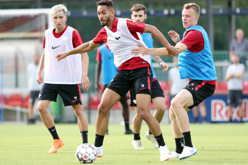 Noch trainieren die RB-Spieler am Cottaweg. Am 26. Juli werden sie dann offenbar gegen BK Häcken erstmals in einem Pflichtspiel ran müssen.