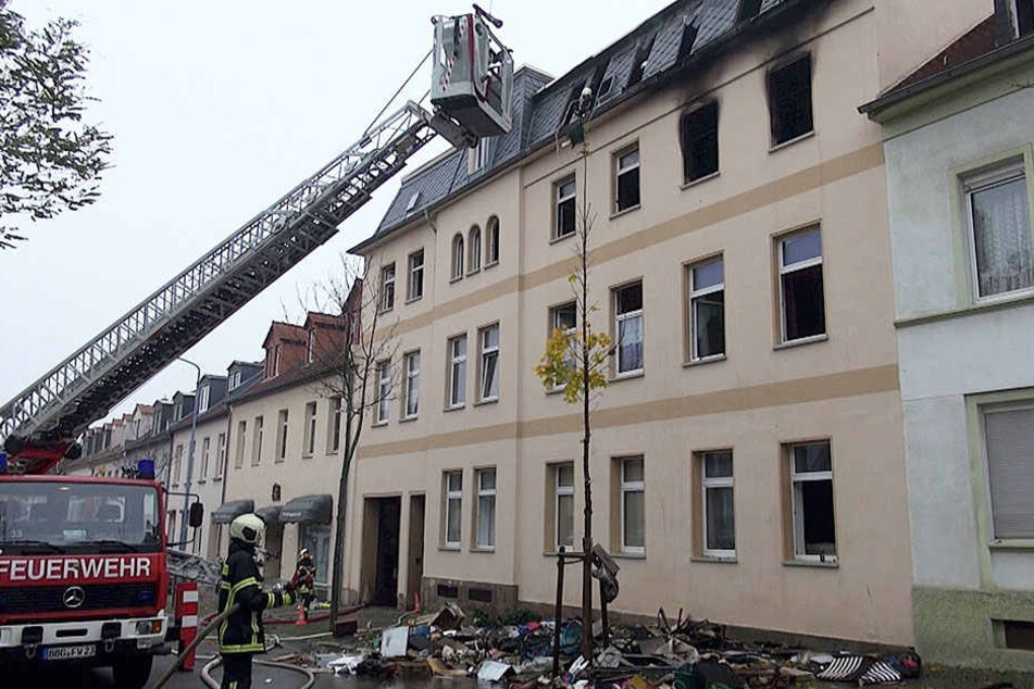Die Auguststraße wird noch bis mindestens mittags gesperrt sein.