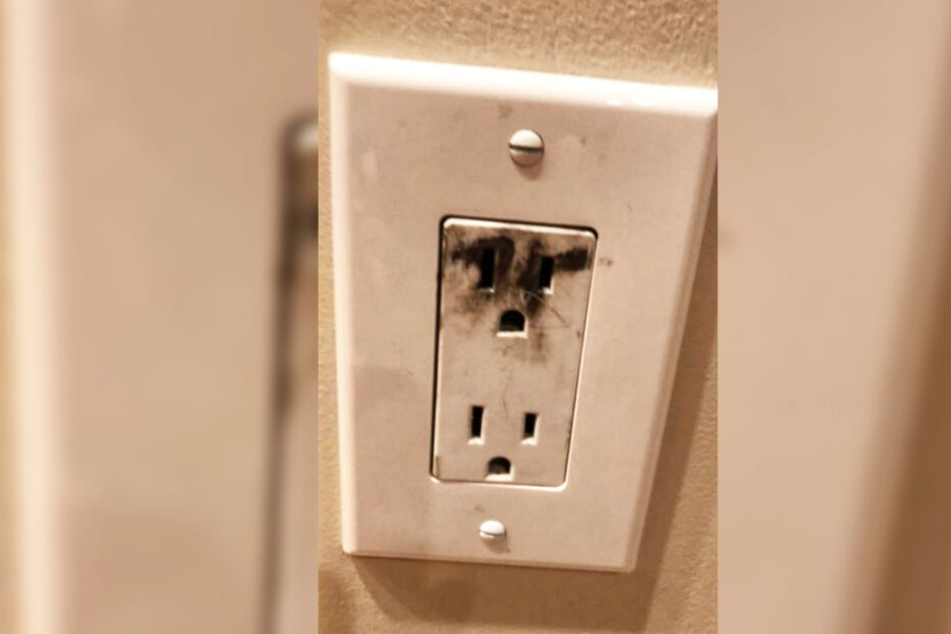 Steckdosen schmoren durch, die Kabel werden beschädigt und Funken springen.