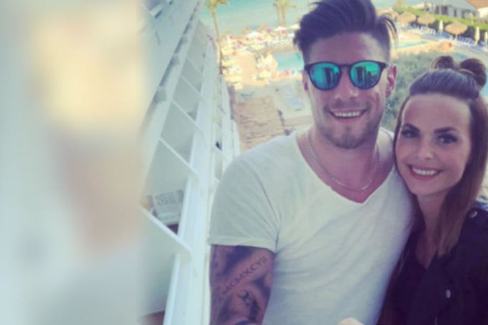Pascal Kappés mit seiner Frau Denise Temlitz.