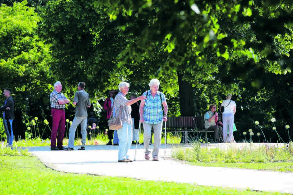 Endlich haben die Hellerauer ihren
Park wieder.