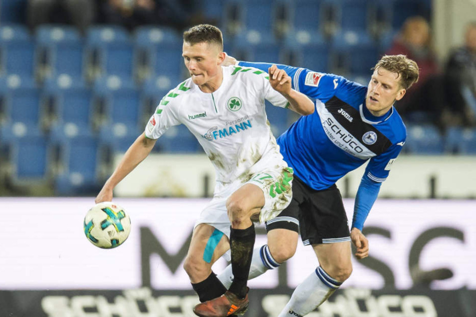 Brian Behrendt (r.) hat gegen Fürth eine starke Partie gemacht.