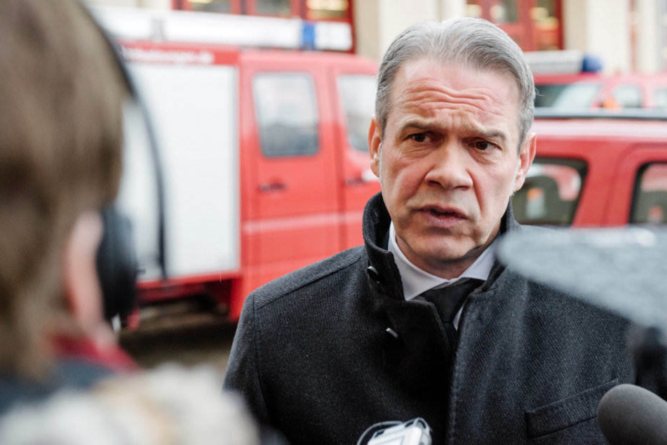 Thüringens Innenminister Georg Maier (SPD) war am Freitag in Bad Salzungen.