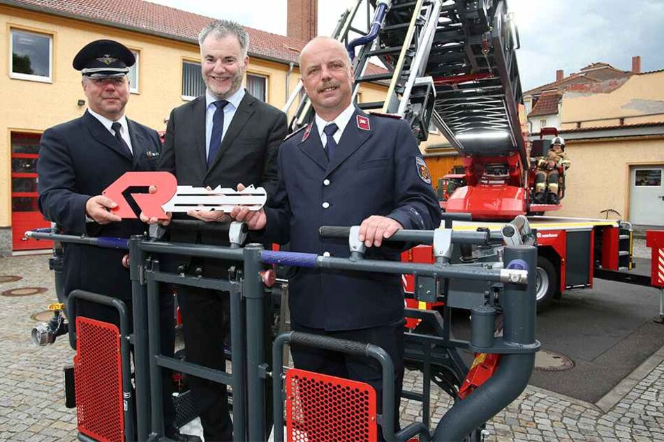 Stadtwehrleiter Manfred Schulz will seine alte Drehleiter loswerden.