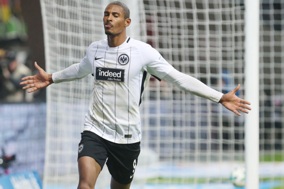 Jubeln muss gelernt sein: Frankfurts Goalgetter Sebastien Haller.