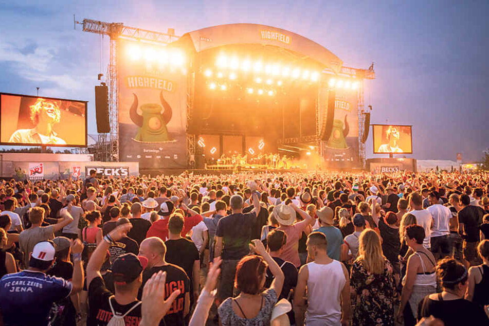 Das Highfield Festival fand bis 2009 in Thüringen statt, zog dann in den Landkreis Leipzig um.
