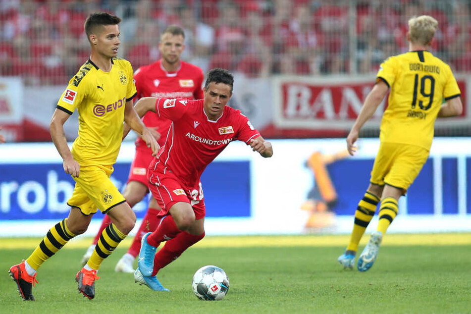 Sechser unter sich: Dortmunds Julian Weigl und Unions Manuel Schmiedebach.