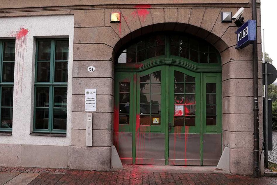 Tatort: Die Polizeiwache in der Osterbergstraße.
