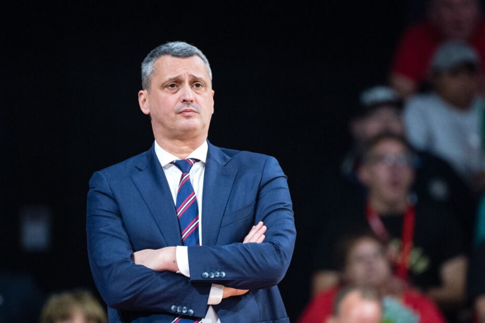 Trainer Dejan Radonjic (49) von München bei einem Spiel.