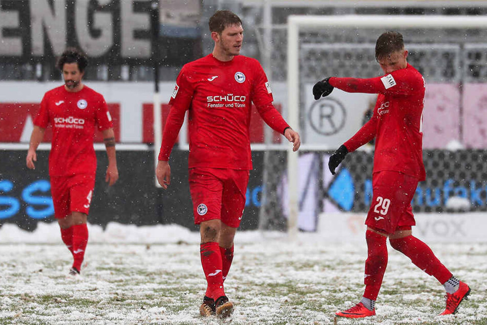 Beim DSC sah man nach dem Spiel gegen Sandhausen lange Gesichter.