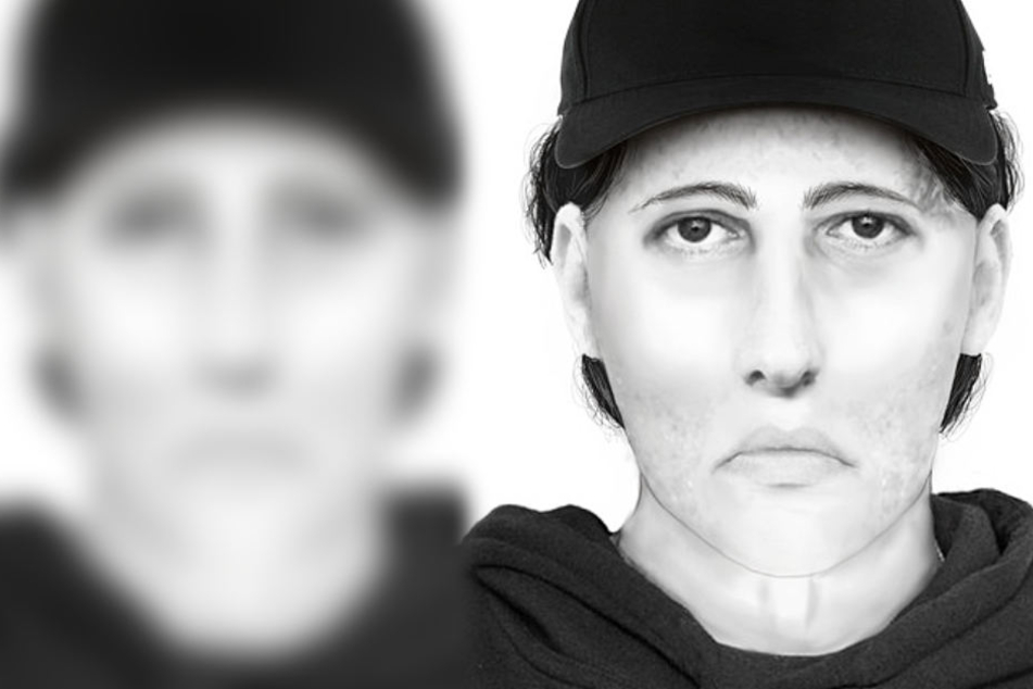 Das Phantombild zeigt einen der beiden Täter.