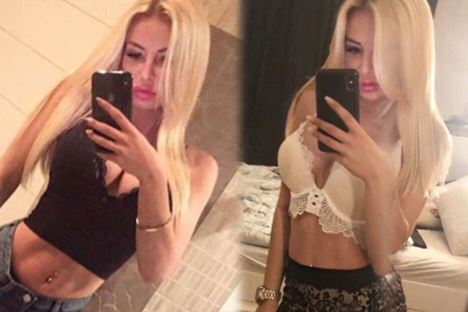 Die Montage zeigt zwei Screenshots aus dem Instagram-Profil von Sabrina.