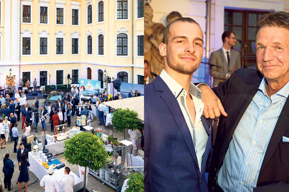 Kempi-Direktor
Marten Schwass
(56, r.) versteht
sich mit GZSZ-Star
Eric Stehfest (28)
