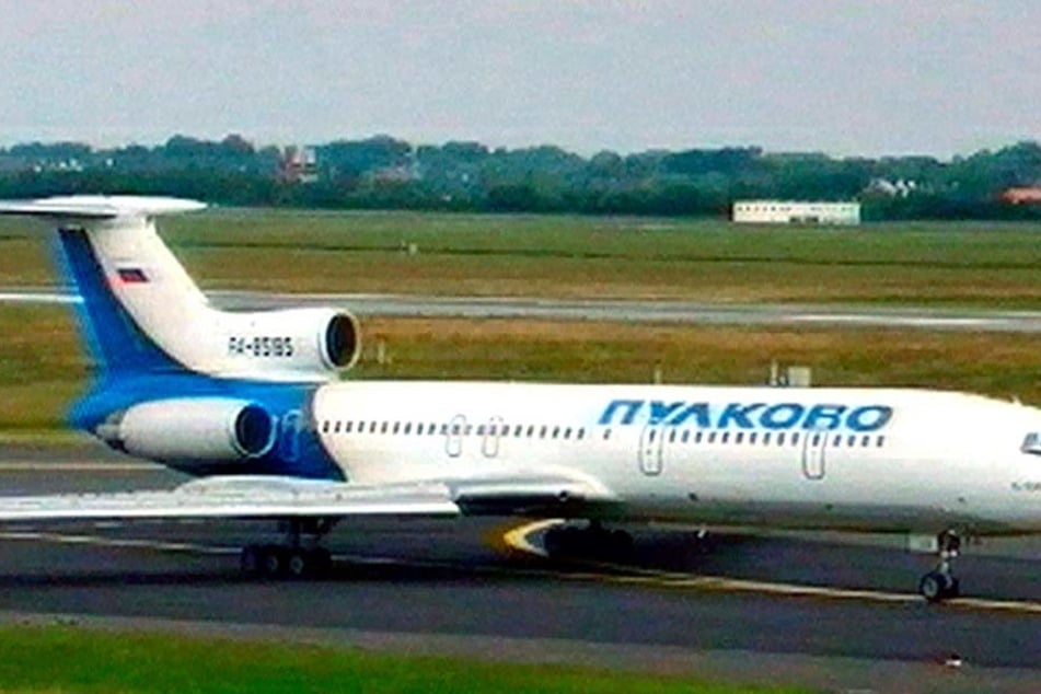 Eine Tupolew Tu-154. Mit diesem Flugzeug startete der Armee-Chor in Richtung Syrien. (Archiv)