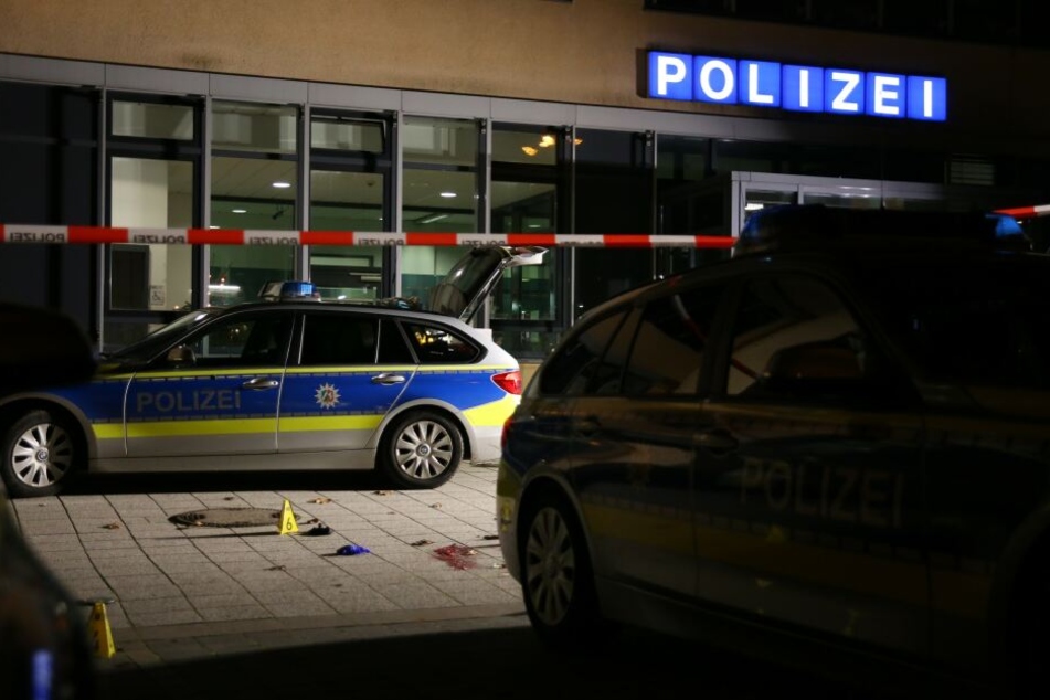 Der Tatort wurde abgesperrt.