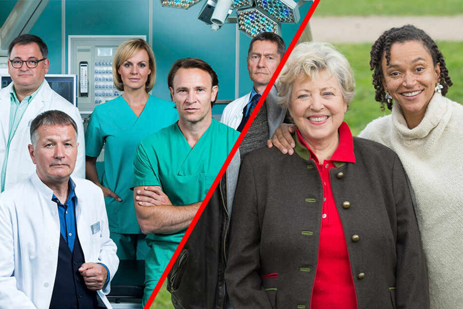 Zwei gemeinsame Folgen soll es geben. Unter anderem dabei: Sarah Masuch aus der "Lindenstraße" (ganz rechts) und Bernhard Bettermann (Mitte, vorn)