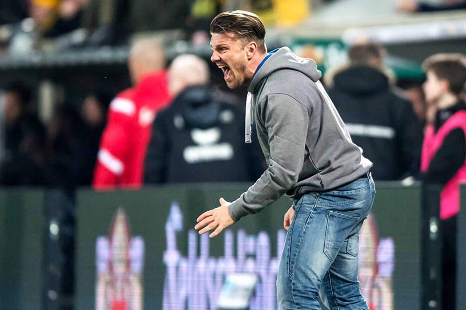 Drittliga-Coach Lukas Kwasniok war beim 1:1 gegen den Karlsruher SC etwas in Rage geraten.