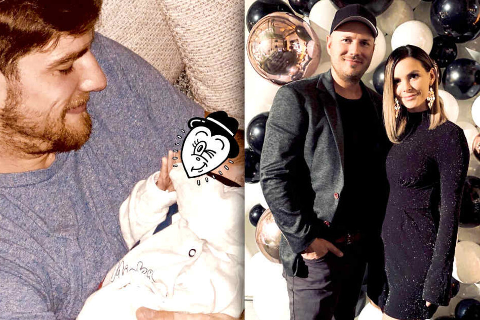 Der kleine Ben-Matteo lebt bei Mama Denisé Kappés (28) und ihrem neuen Freund Tim. Papa Pascal (28, l.) bekommt er nur selten zu Gesicht.