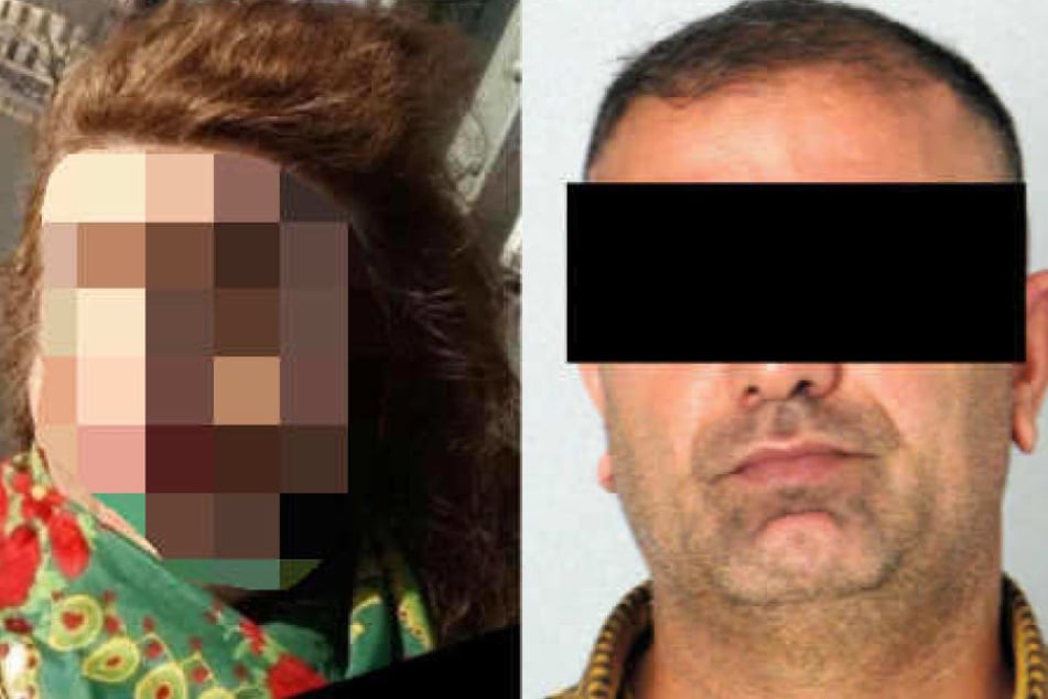 Das Bild zeigt eine Aufnahme von Saray G. (l.) und ein Foto ihres mutmaßlichen Mörders, Hayreddin T..