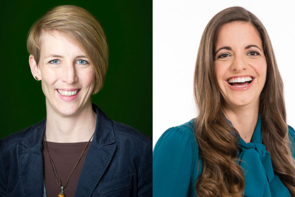 Für die Grünen geht Katrin Habenschaden ins Rennen (l.), für die CSU tritt Kristina Franck an. (Bildmontage)