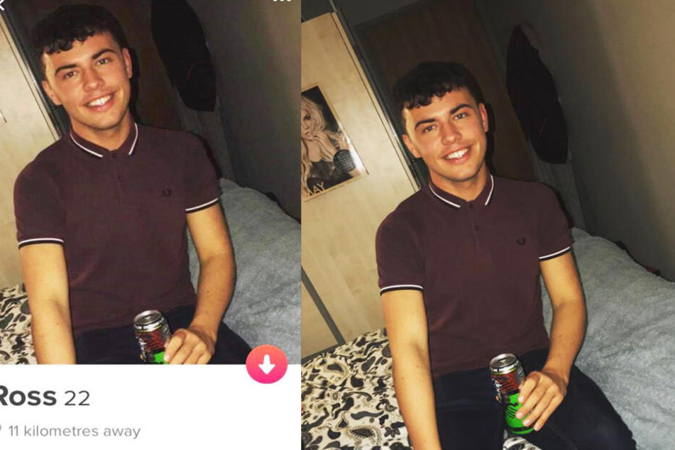 Rechts das Original, links das geklaute Bild ohne Britney Spears.