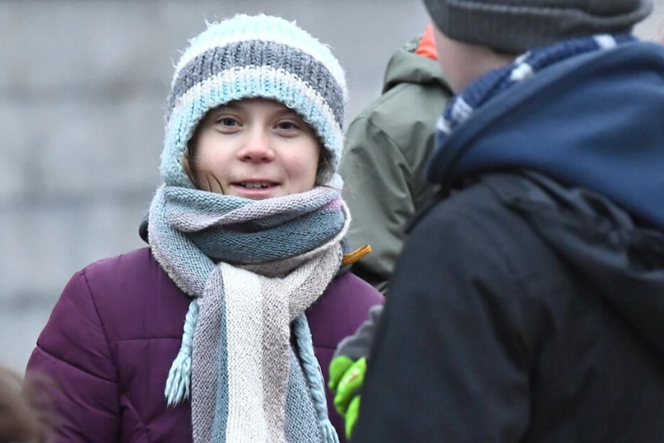 So sieht sie mit 17 aus: Greta Thunberg am Freitag, den 3. Januar.