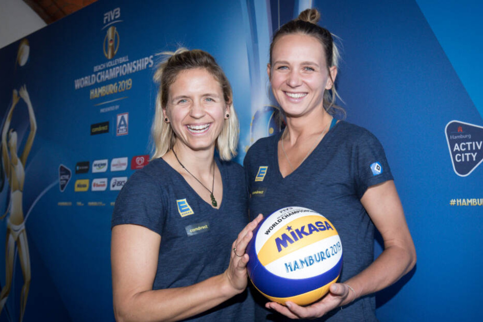 Laura Ludwig und ihre neue Partnerin Margareta Kozuch