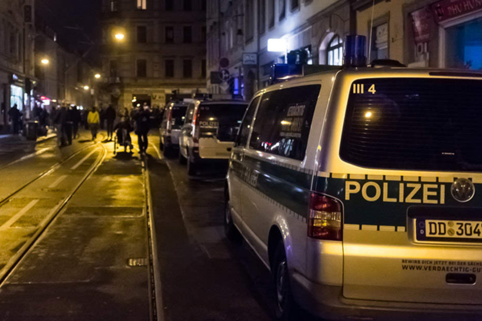 In der Äußeren Neustadt musste die Polizei am Wochenende zu mehreren Einsätzen ausrücken.