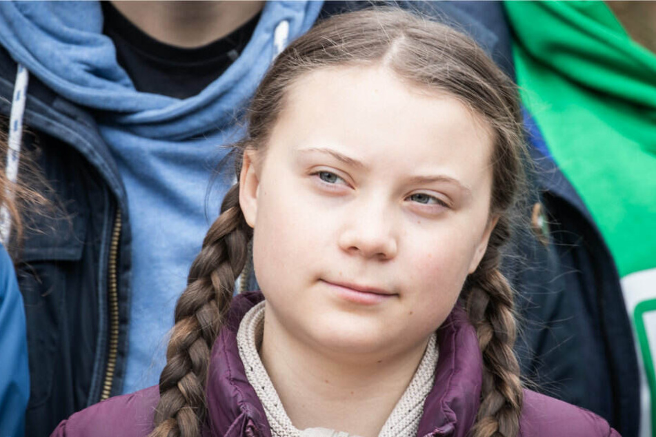Die Umweltaktivistin Greta Thunberg nimmt zusammen mit Schülern an der Klimademonstration "Fridays for Future" teil. (Archivbild)