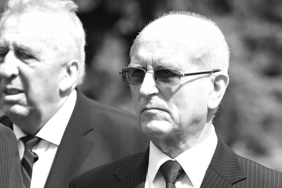 Theodor Hoffmann (83) mit Ex-SED-Generalsekretär Egon Krenz (80).