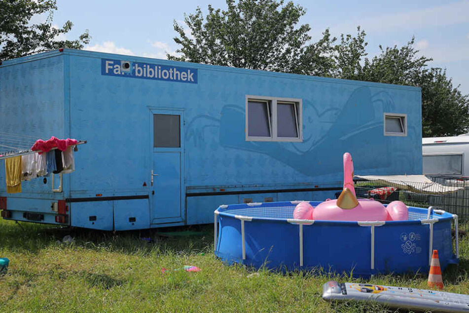 Aktuell "parkt" die ehemalige Bibo in Bannewitz.