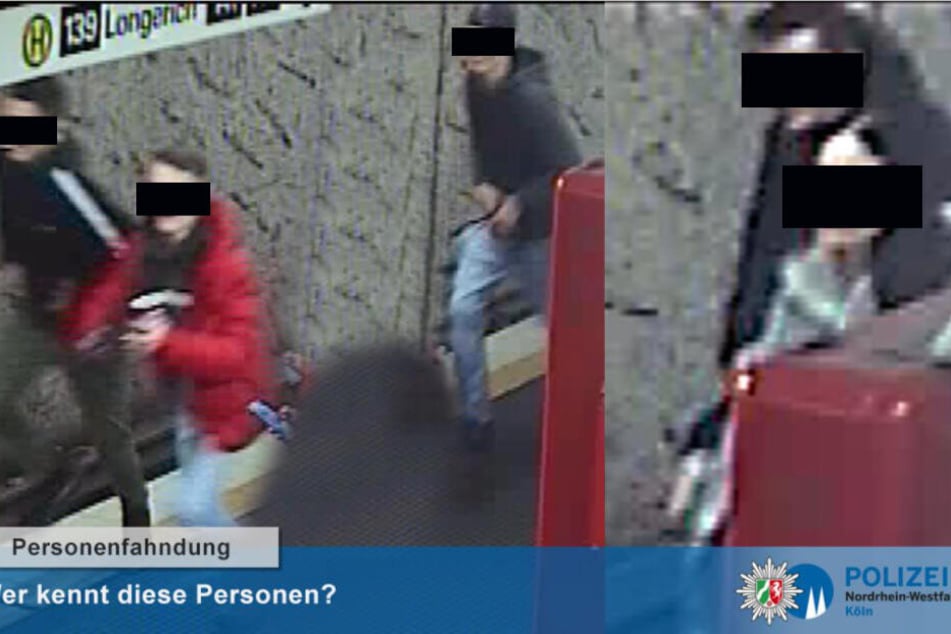 Die Polizei Köln konnte dank mehrerer Hinweise die fünf Tatverdächtigen identifizieren.