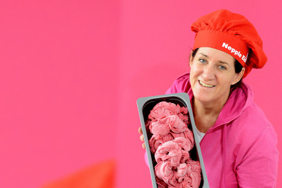 Annette Nepple (51) möchte mit "Nepple Eis" beim Voting ganz vorn landen.