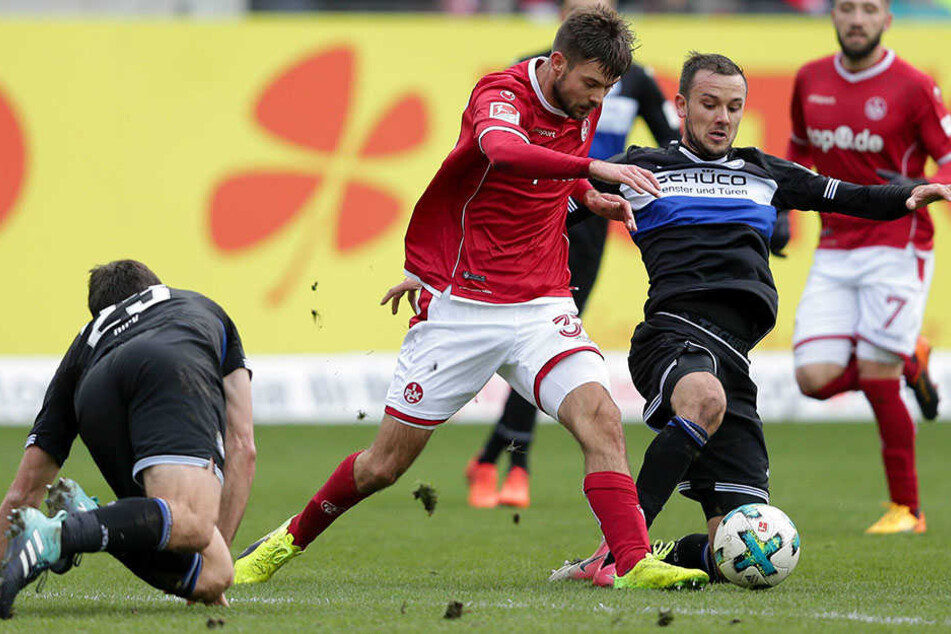 Manuel Prietl (re.) und Florian Dick haben sich einen echten Fight mit dem FCK geliefert.