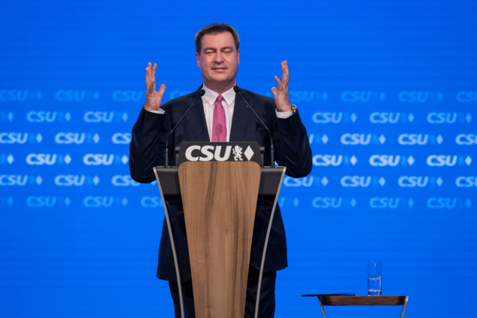 Markus Söder tritt für die CSU bei der Landtagswahl in Bayern an.