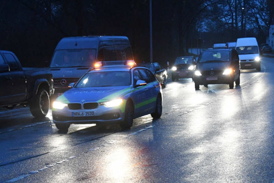 An der Unfallstelle staute sich der Verkehr.
