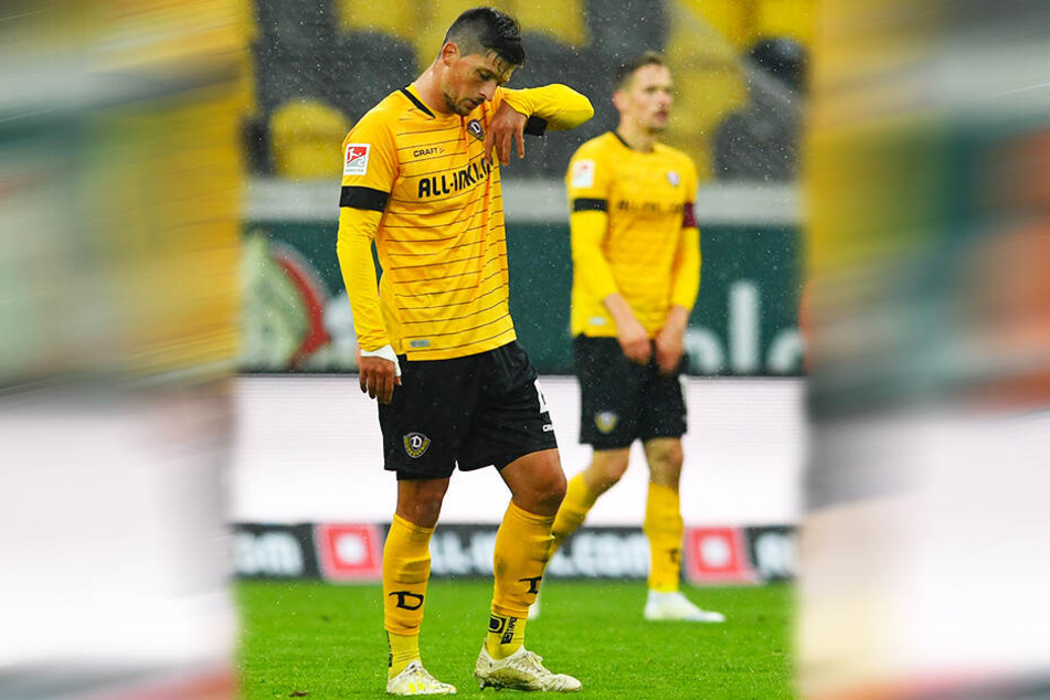 Er war noch Dresdens bester Feldspieler und zeigte für die enttäuschten Fans Verständnis: Jannis Nikolaou.