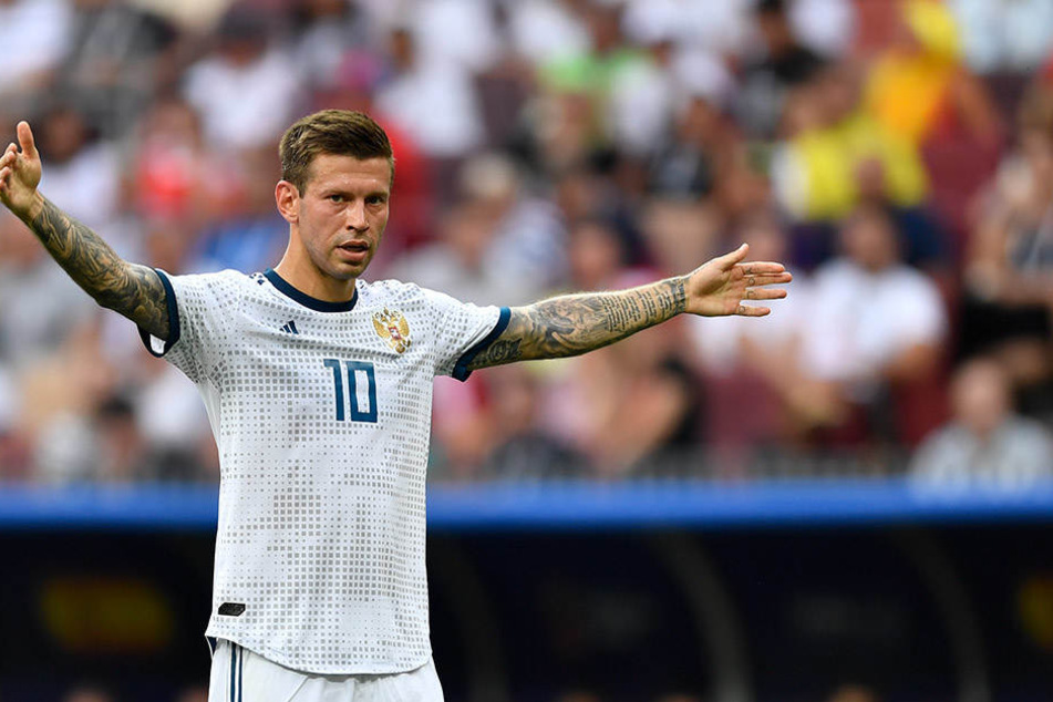 Fedor Smolov verwandelte den ersten Elfmeter für Russland.