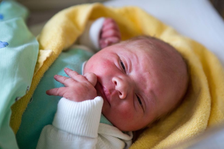 Liam Kirsch war das erste Baby in Erfurt im neuen Jahr.