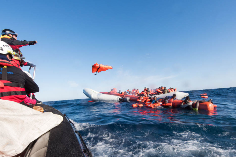 Flüchtlinge können derzeit nicht vor dem Ertrinken im Mittelmeer gerettet werden. (Bild von Januar 2018)